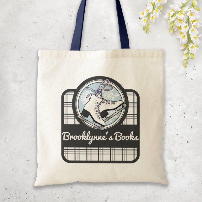 Personalisierte moderne Tartan Ice Skaten Tragetasche (Von Creator hochgeladen)