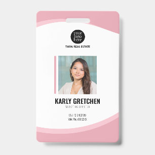 Personalisierte moderne Unternehmensmitarbeiter-ID Ausweis