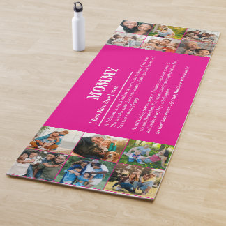 Personalisierte Mommy Definition 12 FotoCollage Yogamatte