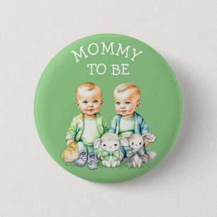 Personalisierte Mommy to be Baby Shower Button