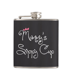 Personalisierte Mommy's Sippy-Cup-Flasche Flachmann