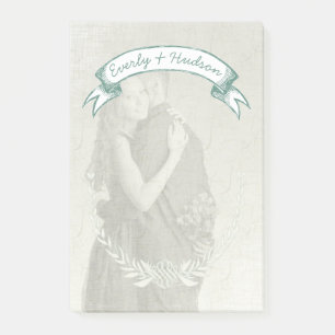 Personalisierte Mongram Post-it®-Hinweise für Ihr  Post-it Klebezettel