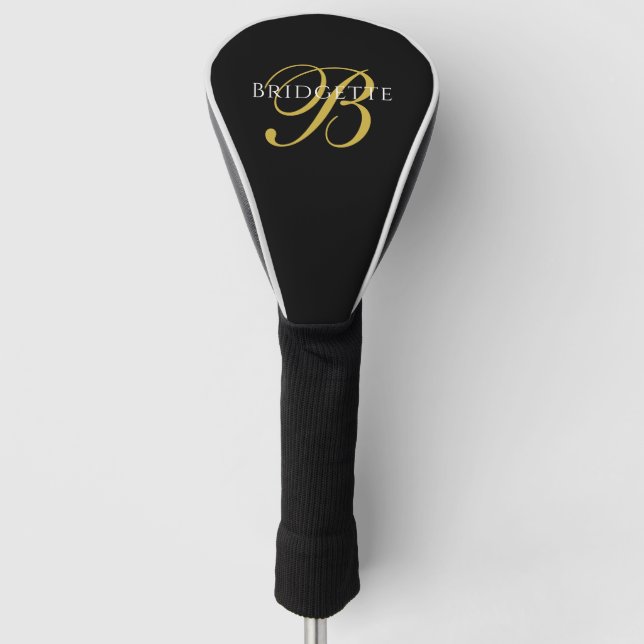 Personalisierte Monogram Golf Head Cover Headcover (Vorderseite)