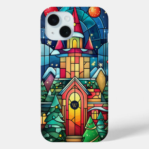 Personalisierte Monogram-Winterszene Case-Mate iPhone Hülle