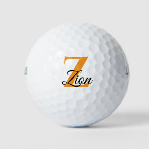 Personalisierte Monogramm Anfangsbuchstabe Golfball