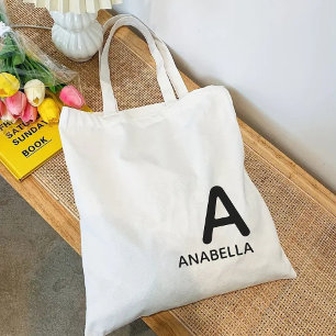 Personalisierte Monogramm - Beutel - Geschenk für  Tragetasche