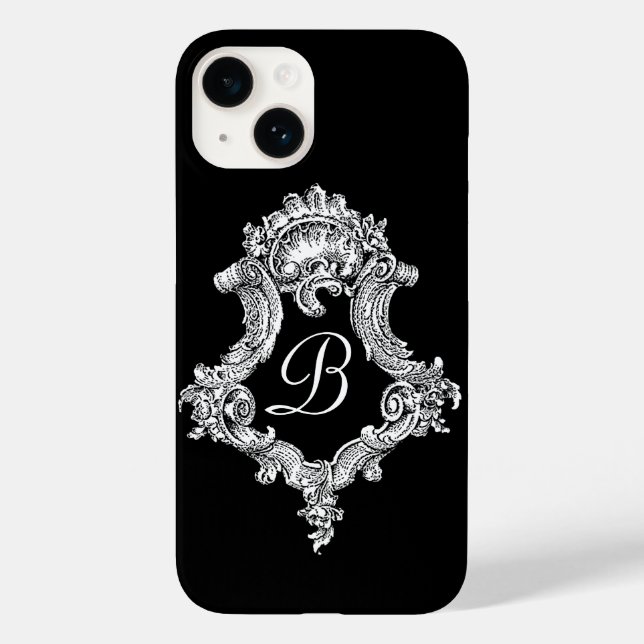 Personalisierte Monogramm Case-Mate iPhone Hülle (Rückseite)