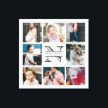 Personalisierte Monogramm-Familie 8 - FotoCollage Leinwanddruck<br><div class="desc">Modernes und elegantes Design bedruckt Personalisiert Monogram Family 8 Foto Collage Canvas Print,  das mit Ihrem Text angepasst werden kann. Karo im Grafikdesign-Store für andere Produkte,  die diesem Design entsprechen!</div>
