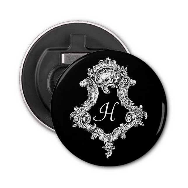 Personalisierte Monogramm Flaschenöffner (Vorderseite)