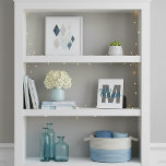 Personalisierte Monogramm Fotoplatte<br><div class="desc">Machen Sie Ihre Signatur mit benutzerdefinierten Farben und Schriftart, klicken Sie auf Anpassen.</div>