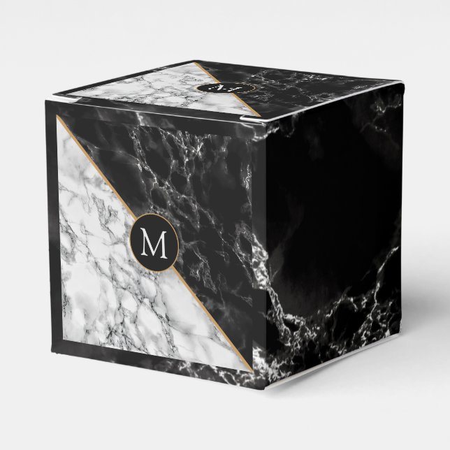 Personalisierte Monogramm-Geschenkboxen mit Ihrem  Geschenkschachtel (Vorderseite)