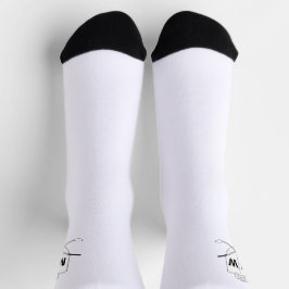 Personalisierte Monogramm-Geschenke für Golfer Socken