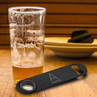 Personalisierte Monogramm-Geschwindigkeitsflasche Speed Flaschenöffner