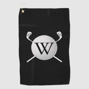 Personalisierte Monogramm-Golfball-Schläger Golfhandtuch