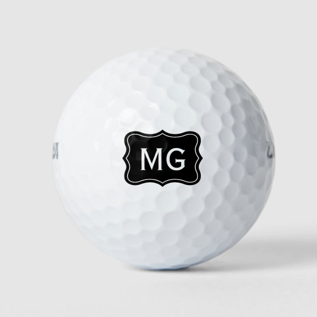 Personalisierte Monogramm-Golfbälle für aviäre Gol Golfball (Vorderseite)