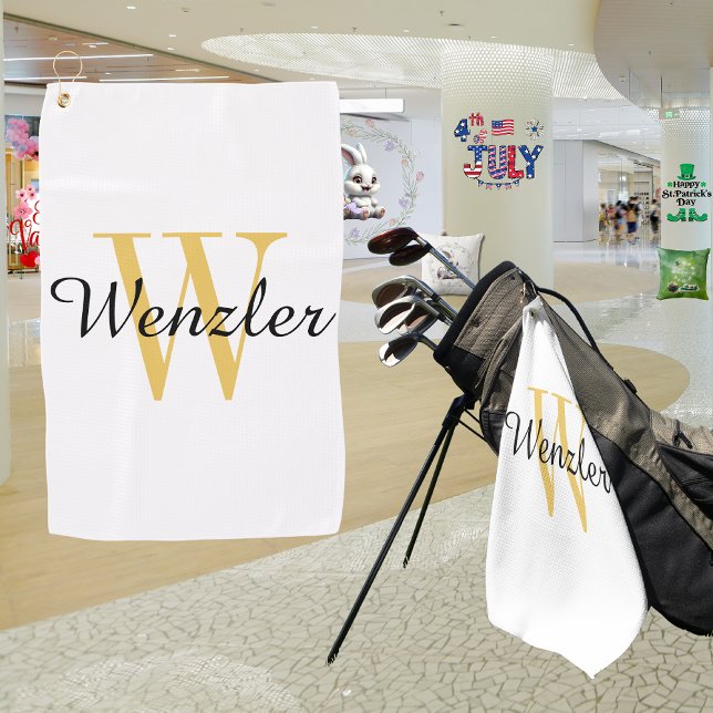 Personalisierte Monogramm Golfhandtuch (Von Creator hochgeladen)