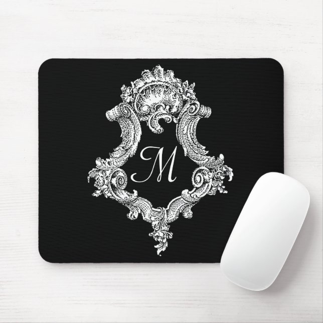 Personalisierte Monogramm-Initiale Mousepad (Mit Mouse)
