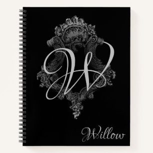 Personalisierte Monogramm-Initiale Notizbuch