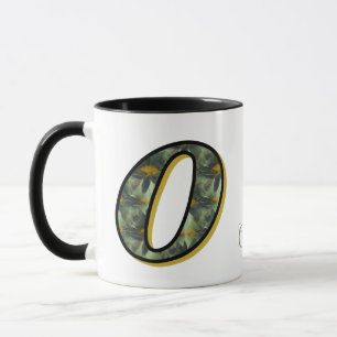 Personalisierte Monogramm-Initiale O Margeriten Fl Tasse