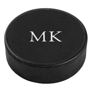 Personalisierte Monogramm-Initialen Eishockey Puck