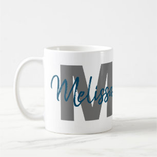 Personalisierte Monogramm Kaffeetasse