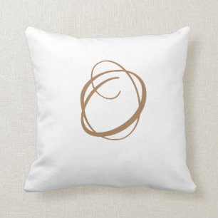 Personalisierte Monogramm Kissen