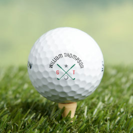 Personalisierte Monogramm-Klassik-Golfbälle Golfball