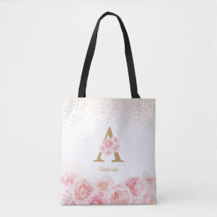 Personalisierte monogramm rosa Blumenzwiebeljacke
