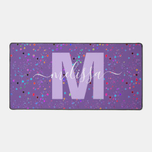 Personalisierte Monogramm Schreibtischunterlage