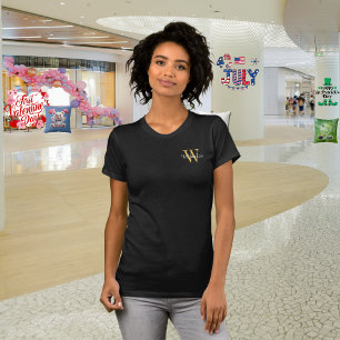 Personalisierte Monogramm T-Shirt