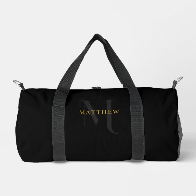 Personalisierte Monogramm-Tasche mit individuellem Duffle Bag (Vorderseite)