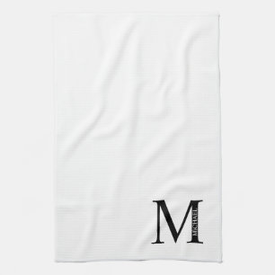 Personalisierte Monogramm und Name Handtuch