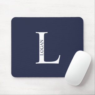 Personalisierte Monogramm- und Namens-Mauspad Mousepad