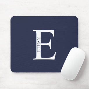 Personalisierte Monogramm- und Namens-Mauspad Mousepad