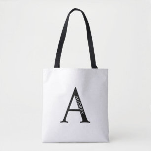 Personalisierte Monogramm- und Namens-Tasche