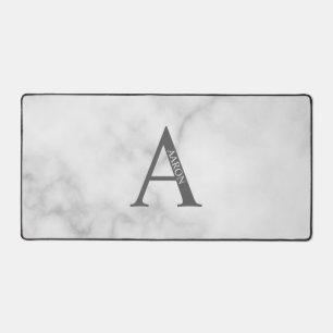 Personalisierte Monogramm- und Namensmauspad Schreibtischunterlage