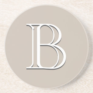 Personalisierte monogrammierte Anfangsbuchstabe Ne Getränkeuntersetzer
