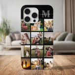 Personalisierte Monographie Case-Mate iPhone Hülle<br><div class="desc">Personalisiertes Foto Collage Monogram iPhone Case</div>