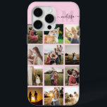 Personalisierte Monographie Case-Mate iPhone Hülle<br><div class="desc">Personalisiertes Foto Collage Monogram iPhone Case</div>