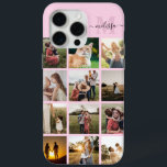 Personalisierte Monographie Case-Mate iPhone Hülle<br><div class="desc">Personalisiertes Foto Collage Monogram iPhone Case</div>