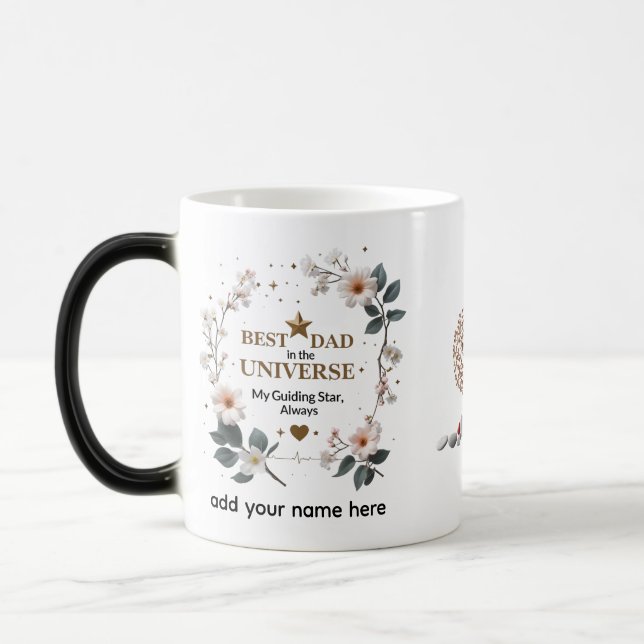 Personalisierte Morphing-Tasse Verwandlungstasse (Links)