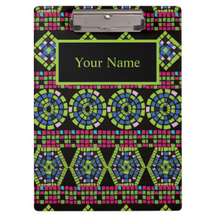 Personalisierte Mosaikwand Klemmbrett