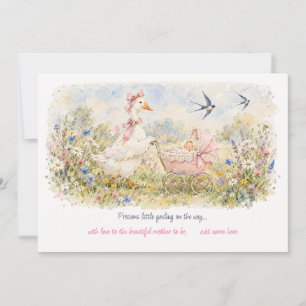 Personalisierte Mother Goose Baby Pink Kinderwagen