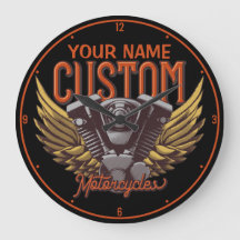 Personalisierte Motorrad-Adlerwochenfahrer-Garage