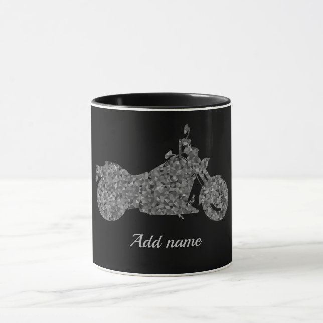 Personalisierte Motorrad-Tasse Tasse (Zentrum)