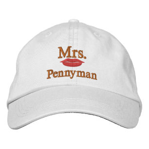 Personalisierte Mr & Mrs Stickerei bestickte Mütze Kappe