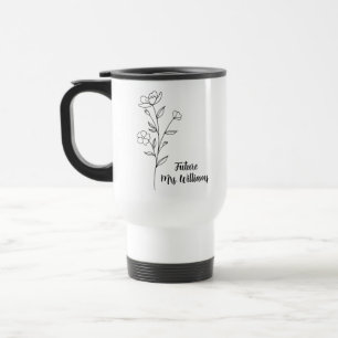 Personalisierte Mrs-Geschenke für die zukünftige B Reisebecher