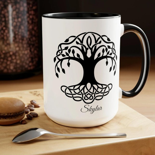 Personalisierte Mug Celtic Tree, schottische Gesch Tasse (Von Creator hochgeladen)