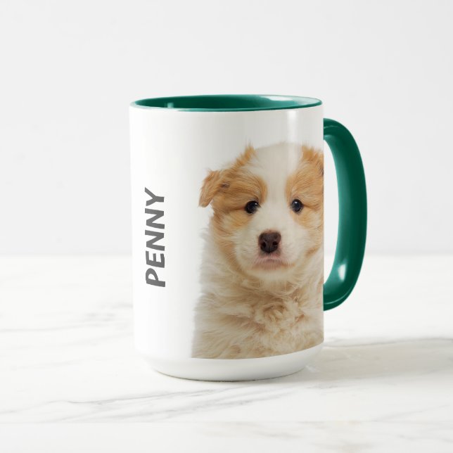 Personalisierte Mug für Grenzkollie Tasse (VorderseiteRechts)