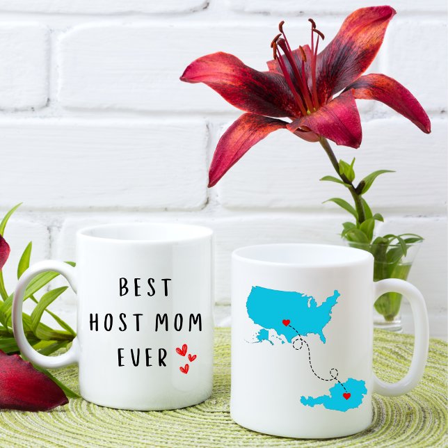 Personalisierte Mug für Host-Mama - Au Pair Gift Kaffeetasse (Von Creator hochgeladen)